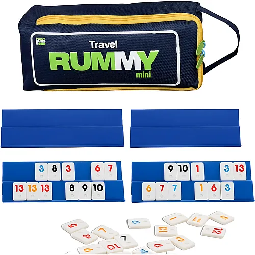 Point Games Mini-Reise-Romm�spiel-Set mit 106 Spielsteinen