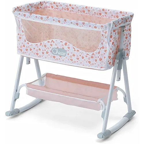 Chicco Next to Me Wiege f�r Puppen, f�r Kinder ab 3 Jahren, Spielzeugwiege, h�henverstellbar, mit Metallgestell und