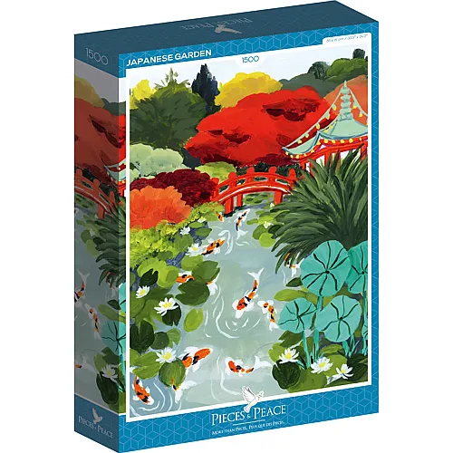 Pieces & Peace Puzzle Japanese Garden - 1500 Teile