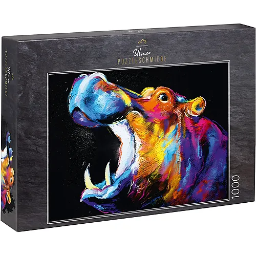 Ulmer Puzzleschmiede Funky Hippo - 1000 Teile