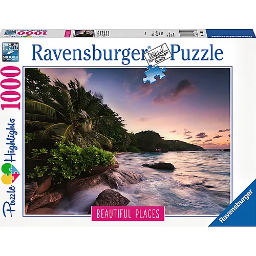 Ravensburger Puzzle Beautiful Places Insel Praslin Seychellen (1000Teile)