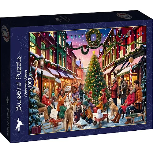 Bluebird Puzzle Weihnachtsstrasse (1000Teile)