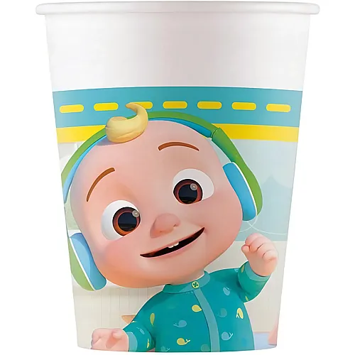 Procos CoComelon Pappbecher 200 ml - 8 Teile