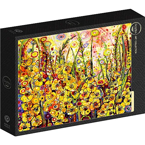 Grafika Puzzle Art Collection Sally Rich - Golden Gladioli - 1000 Teile