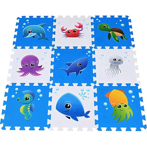Knorrtoys Sea World Puzzle Mat - 9 Pieces