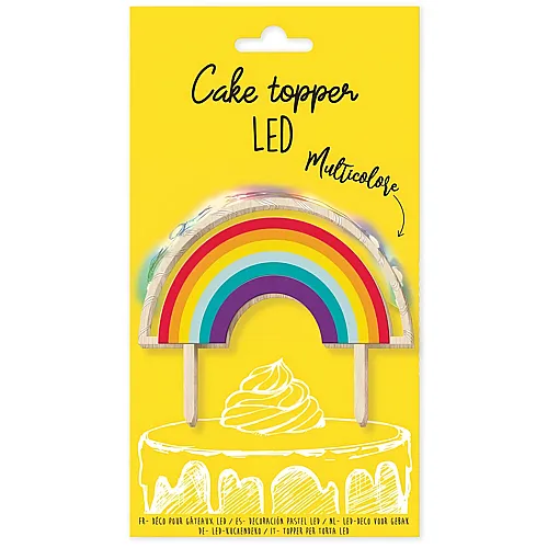 ScrapCooking Tortenaufsatz mit Led Rainbow