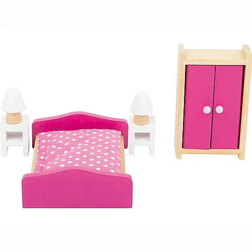 small foot Puppenhaus-Schlafzimmerm�bel - 6 Teile