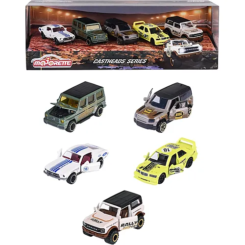 Majorette 5er Geschenkset CastHeads Series - 1:64