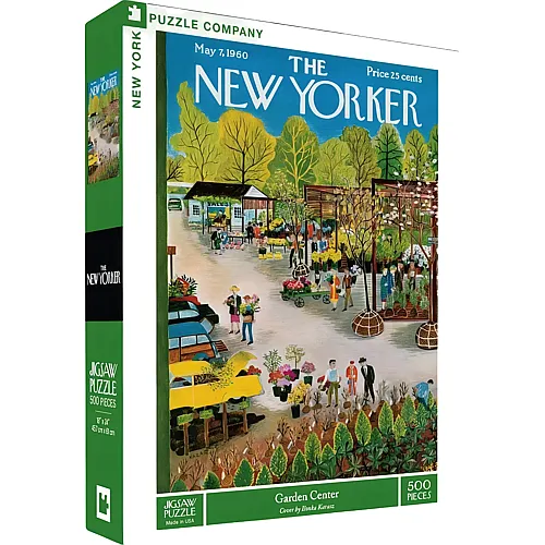 New York Puzzle Company The New Yorker - Garden Center - 500 Teile
