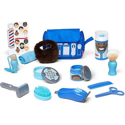 Melissa & Doug Friseurladen-Spielset Rasierspielzeug f�r Jungen und M�dchen ab 3 Jahren, kinder rollenspiel, verkleidung