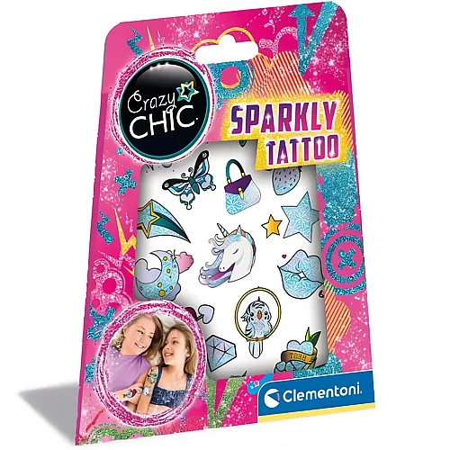 Clementoni Crazy Chic - Urban Tattoo Glitter