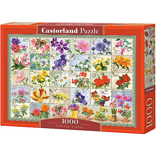 Castorland Puzzle Vintage Floral - 1000 Teile