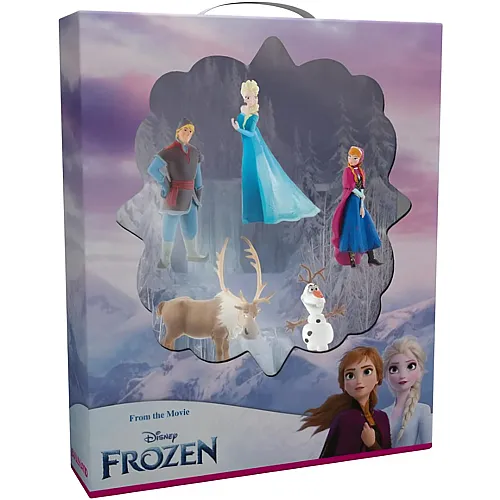 Bullyland Comic World Geschenk-Set 5 Figuren Disney Frozen