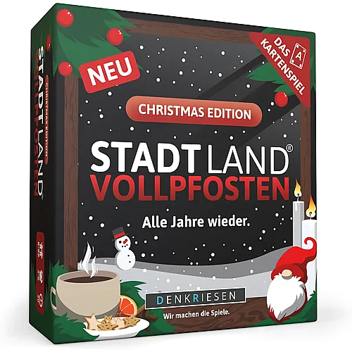 Stadt Land Vollpfosten - Das Kartenspiel - Christmas Edition