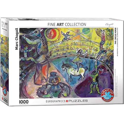 Eurographics Puzzle Fine Art Collection Marc Chagall - The Circus Horse - 1000 Teile