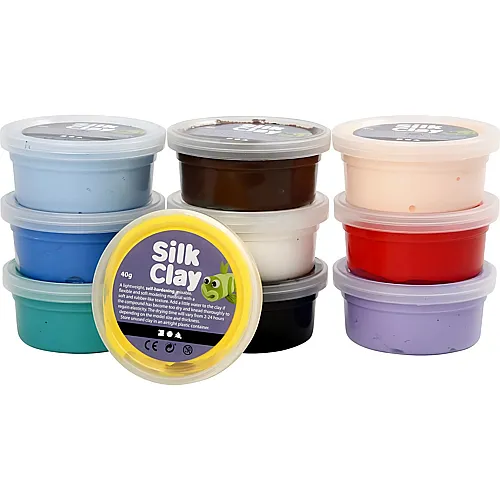 Creativ Company Modellliermasse Silk Clay - 10 Teile