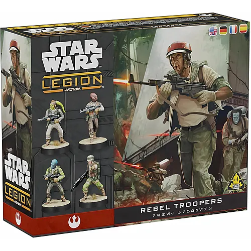Atomic Mass Games Star Wars: Legion - Rebel Troopers (Rebellentruppen), Erweiterung, Tabletop, 2 Spieler, ab 14+ Jahren, 120-180 Minuten, Deutsch, Mehrsprachig