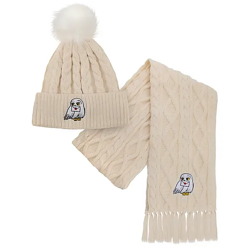 Cinereplicas Harry Potter: Hedwig M�tze und Schal Set