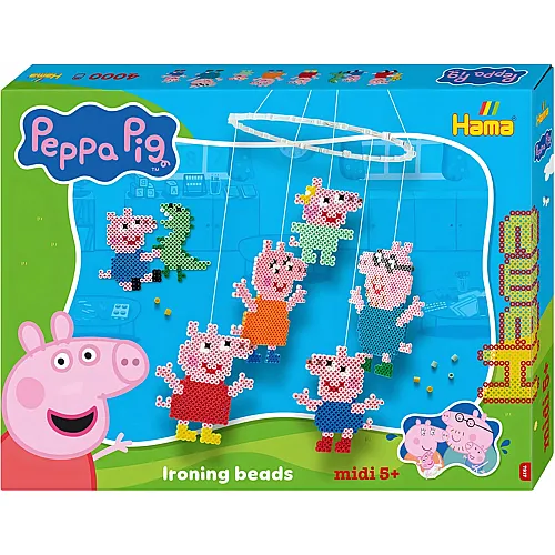 B�gelperlen Peppa Wutz & Schwester 4000Teile