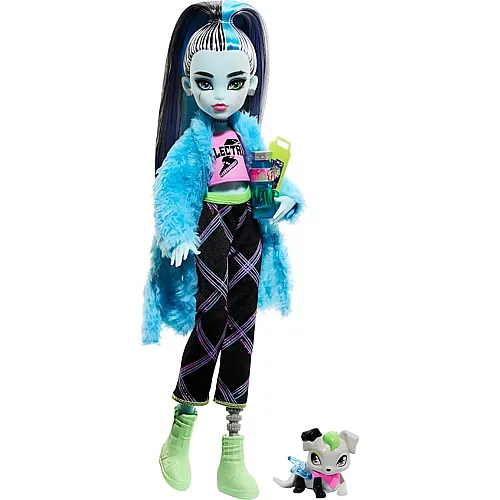 Mattel Monster High Frankie mit Pyjamapartyzubehr