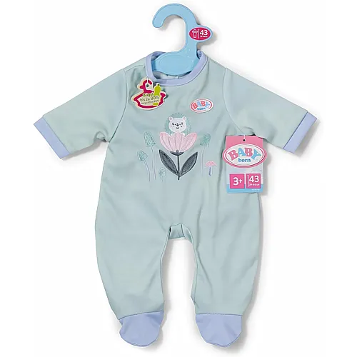Zapf Creation Baby Born Strampler Mint mit Waldmotiv - 43 cm