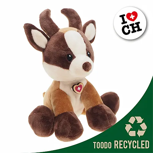 Idis Swiss Line Gämse m. Herz 18cm recycelt