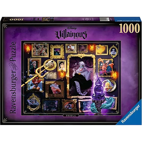 Ravensburger Puzzle Villainous Ursula (1000Teile)