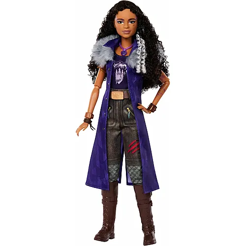 Mattel Disney Zombies 4: Dawn of The Vampires Willa Lykensen Modepuppe mit abnehmbarem Outfit und 7 Accessoires, inspiriert