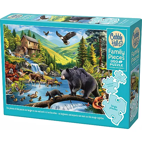 Cobble Hill Puzzle 350 Teile Familly Pieces - A Family Affair