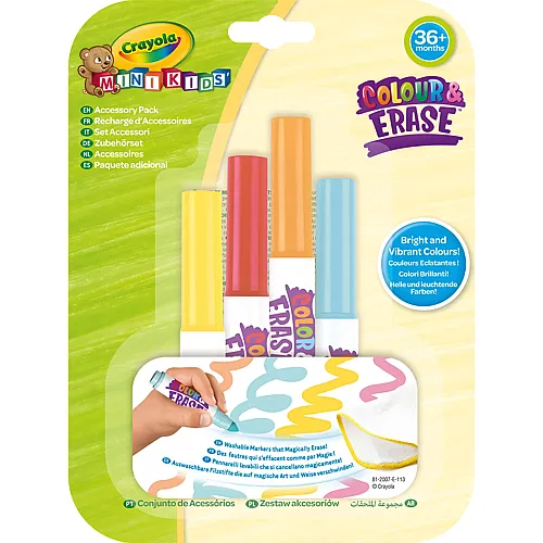 Crayola 4 Ersatzstifte Color & Erase