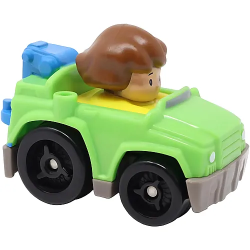 Fisher-Price Ersatzteil f�r Sammlerst�ck Little People Wheelies Fahrzeug Spielset DRH03 - Ersatz gr�n-blauer Abschleppwagen mit