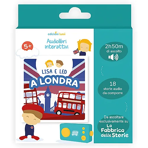 Lunii Audiolibro Interattivo Lisa E Leo A Londra