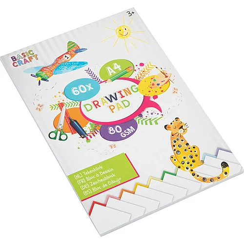 Creative Craft Group Zeichenblock A4 60 Blatt, 80 g/m�