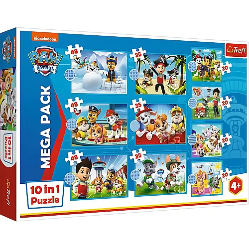 Trefl Puzzle 10in1 Mega Pack Paw Patrol (20-48)