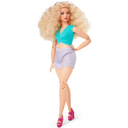 Barbie Signature Looks Blonde Purple Skirt