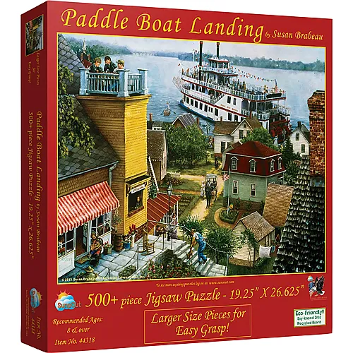 SunsOut Puzzle Susan Brabeau Paddle Boat Landing (500Teile)
