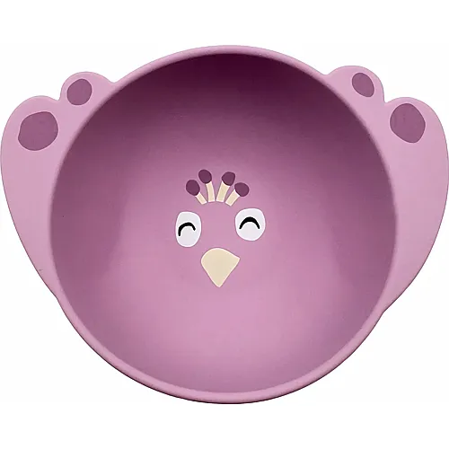 Trixie Silikon Sch�ssel mit Saugnapf Pfau