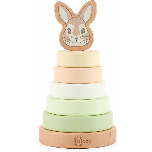 Bieco Stapelturm Hase Fine - 7 Teile