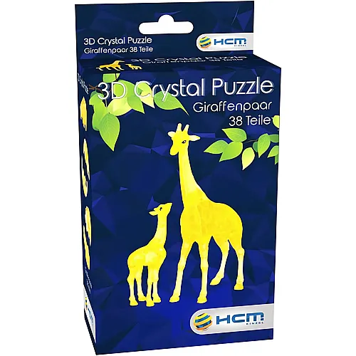 HCM Kinzel 3D Crystal Puzzle - Giraffenpaar