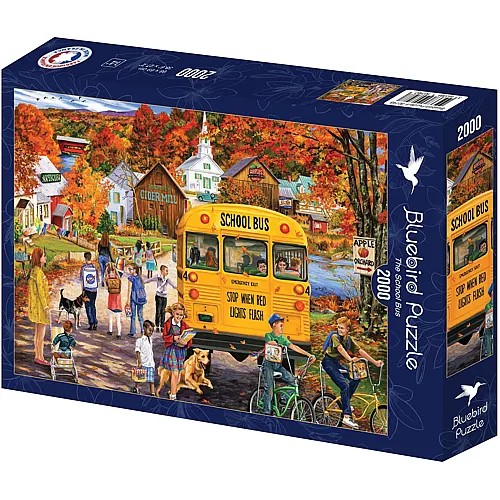 Bluebird Puzzle The School Bus - 2000 Teile