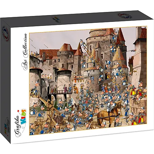 Grafika Puzzle Art Collection Fran�ois Ruyer Grafika Kids Attack of the Castle - 24 Teile