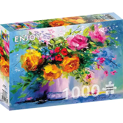 Enjoy Puzzle Rosen - 1000 Teile