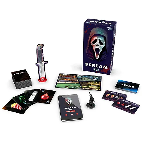 Funko Games Scream The Game (Englisch) ab 14 Jahren, 3-8 Spieler, f�r Fans des Films Scream