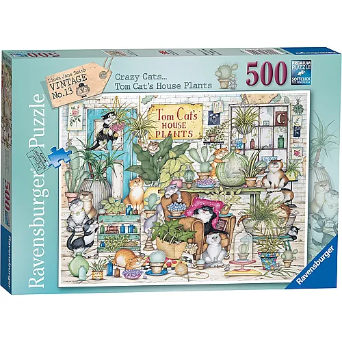 Ravensburger Puzzle Toms Katzenhaus - 500 Teile