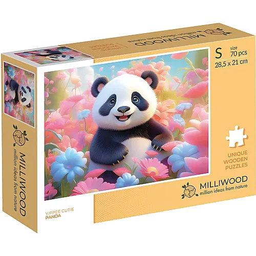 Milliwood Puzzle Panda - 70 Teile