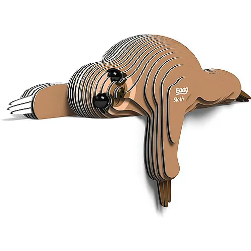 Eugy 3D Karton Figuren Faultier