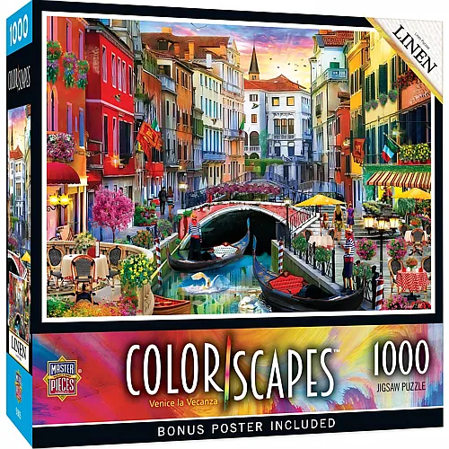 Master Pieces Puzzle Colorscapes Venedig la Vecanza - 1000 Teile