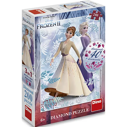 Dino Puzzle Disney Frozen Diamond Puzzle - Frozen II - 200 Teile