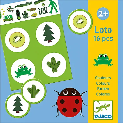Lernspiel Lotto Farben 16Teile