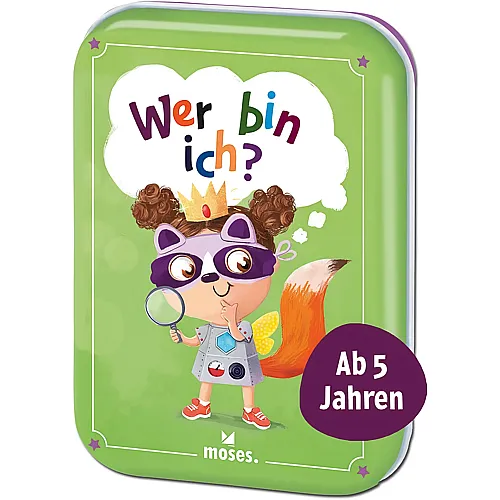 Wer Bin ich Reisespiel in Metalldose